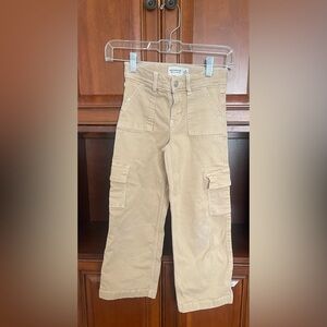 Abercrombie Kids Wide Leg Cargo Pants Khaki